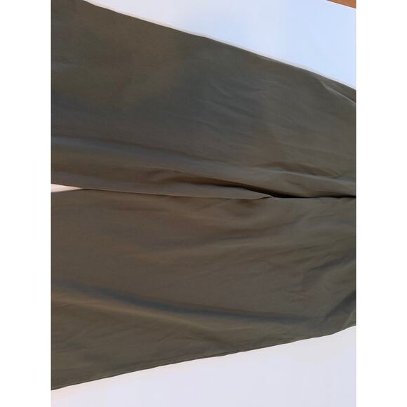 Max Studio Wide Leg Pull On Pants Womens XL Green Career Office Boho Chic - Picture 11 of 16